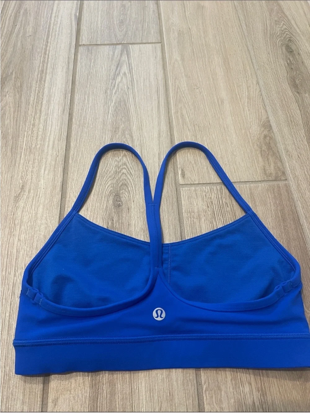 Lululemon Flow Y Bra Nulu *Light Support A-C Cups Cerulean Blue Sz 8